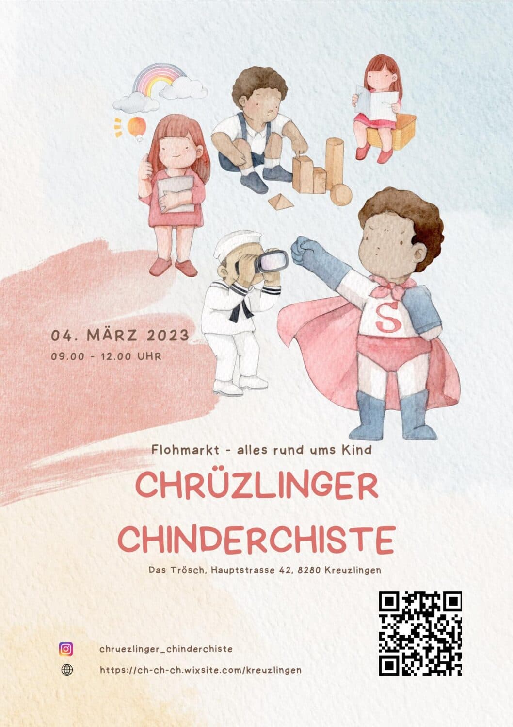 Samstagsmarkt im TRÖSCH: Chrüzlinger Chinderchischte
